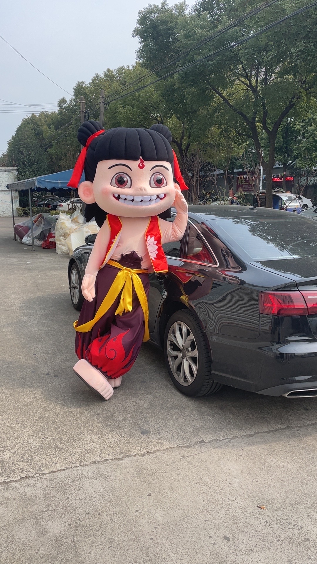 Nezha doll clothing customization, mascot IP doll clothing OEM source factory