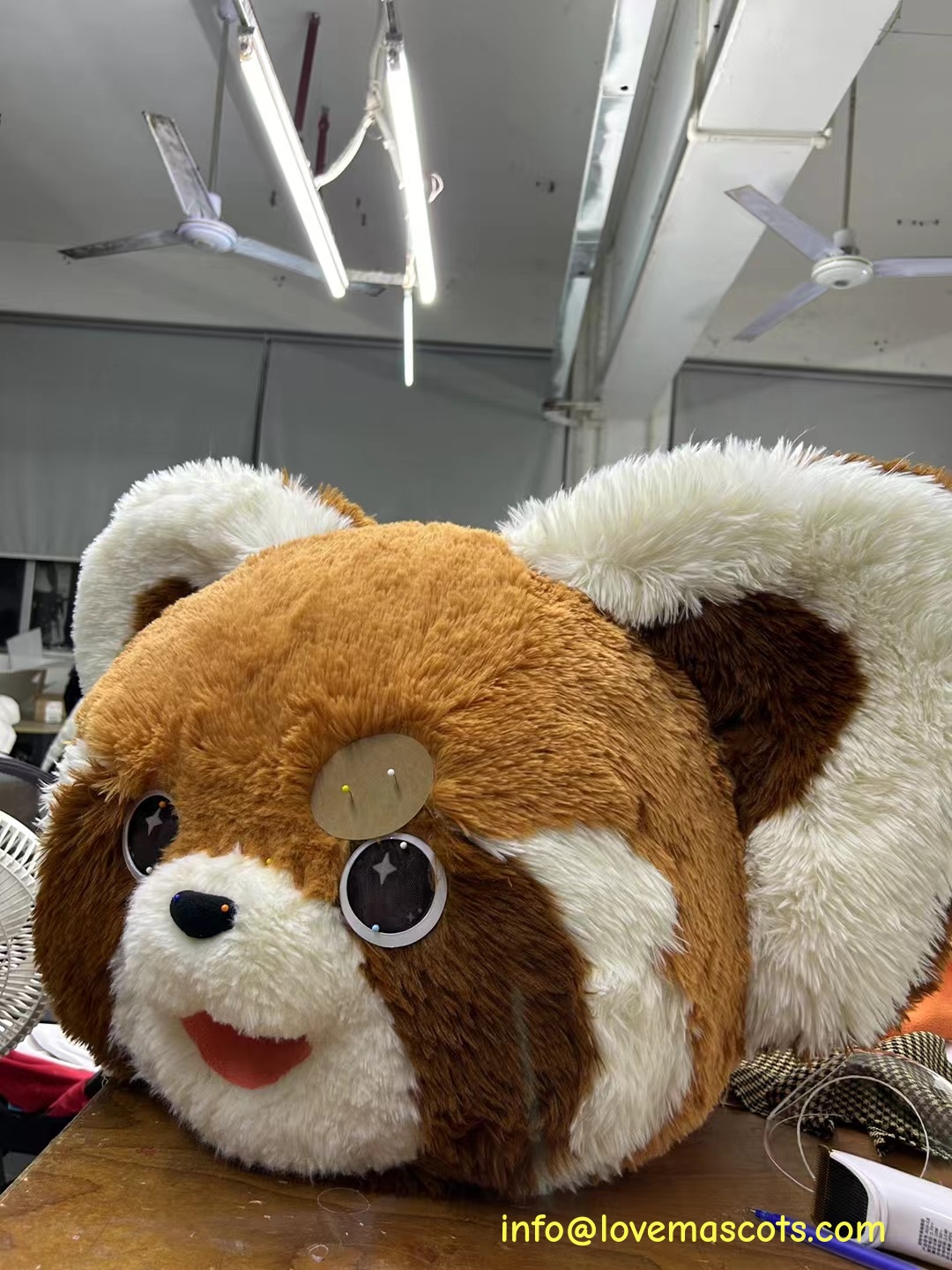  Raccoon mascot Costome  head、