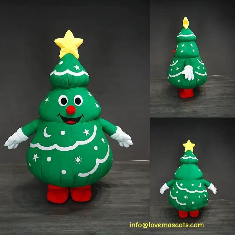  Inflatable santa mascot costume