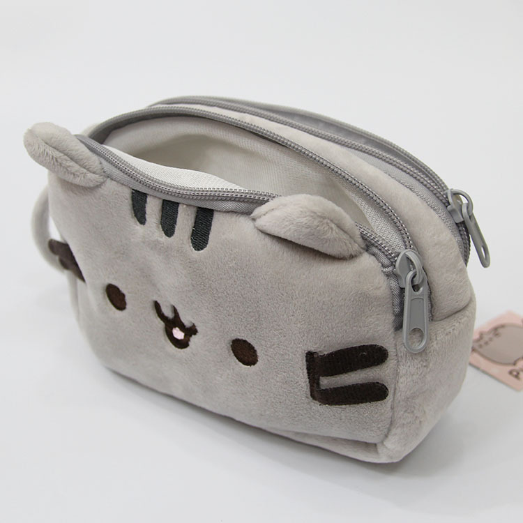 Cute Cat Plush  Pouch Bag 