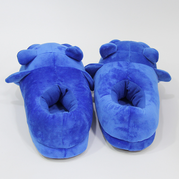 Customized Blue Sonic the Hedgehog Slippers