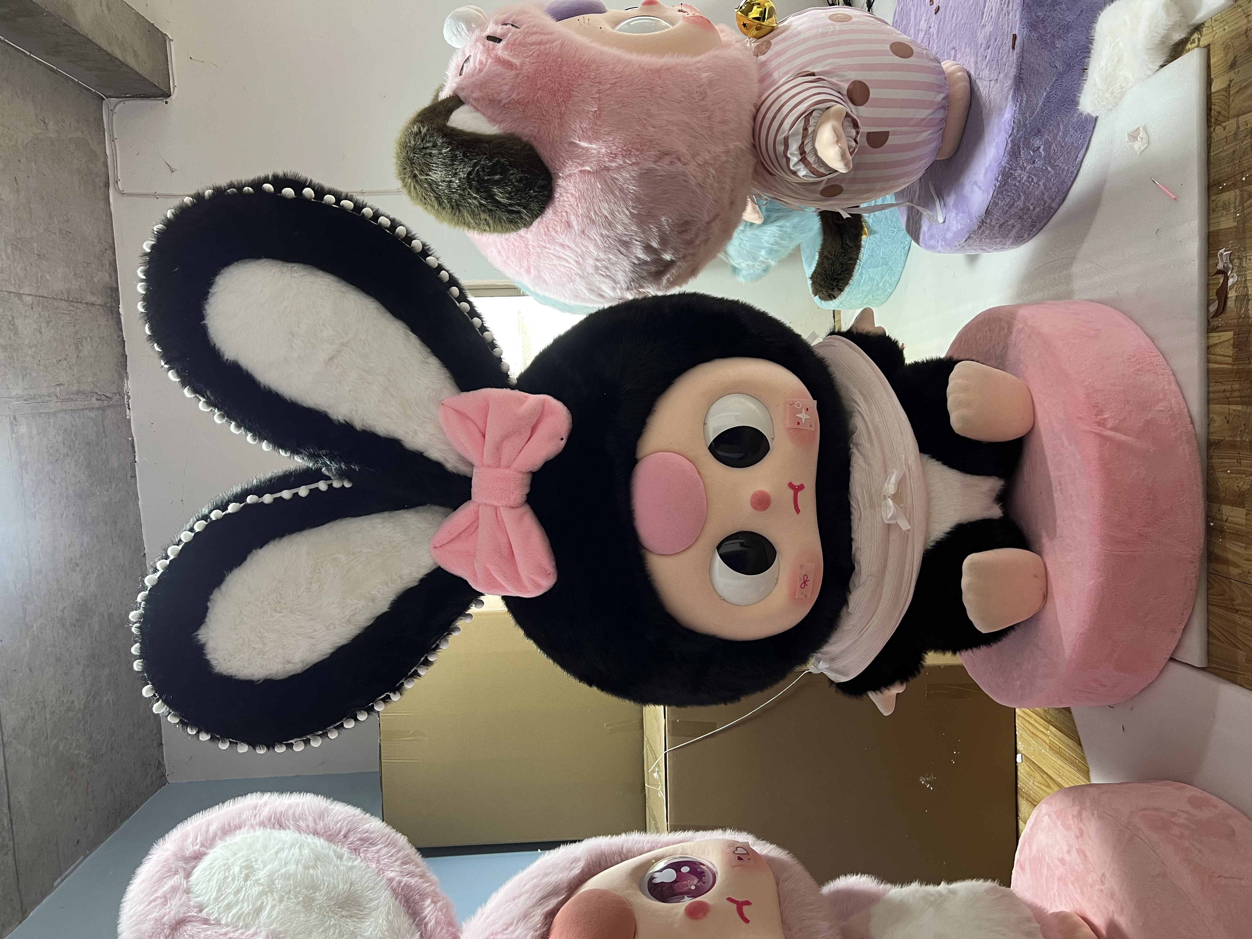 Mascot  display  stand