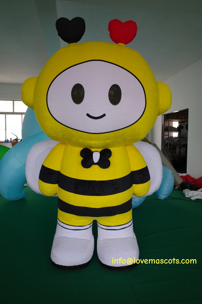 Inflatable bee costume
