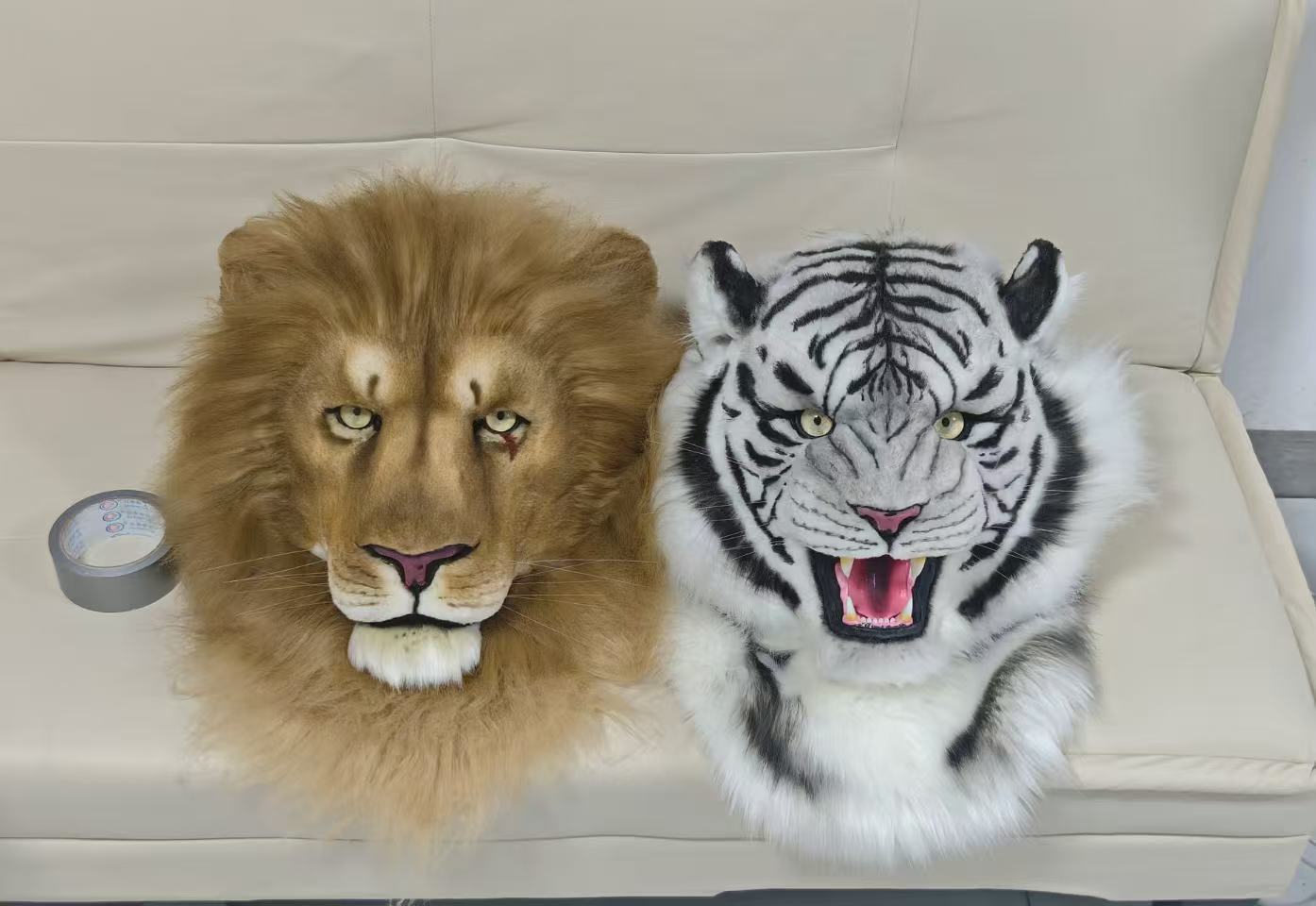 Realistic Lion Fursuit Head