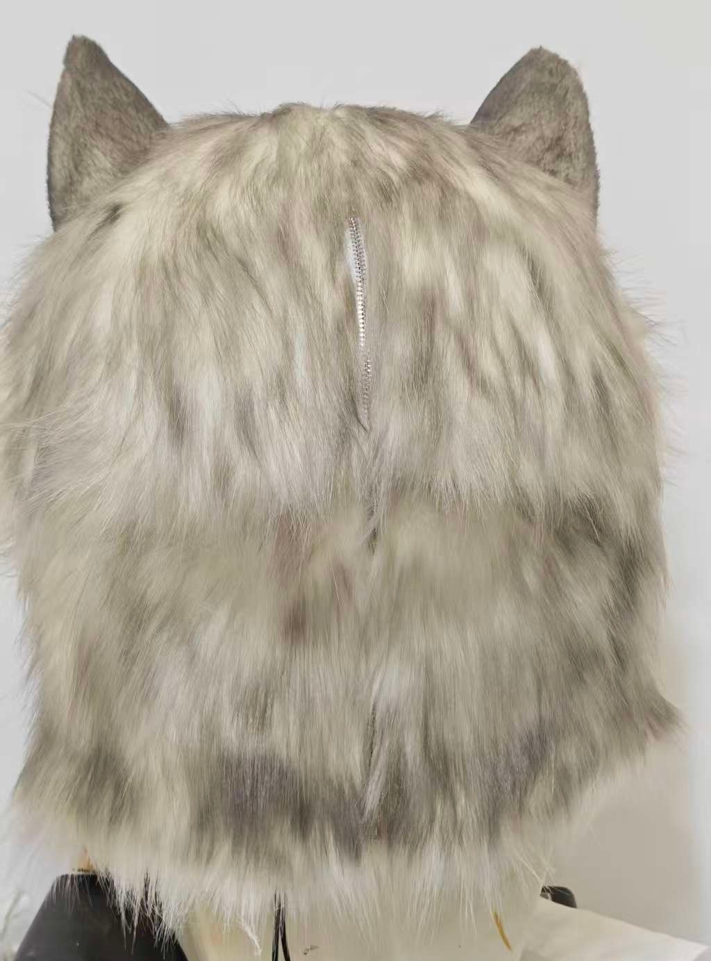 Custom Realistic Wolf Fursuit Head