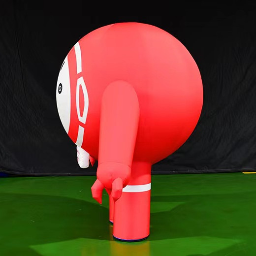 Inflatable red alarm clock costume