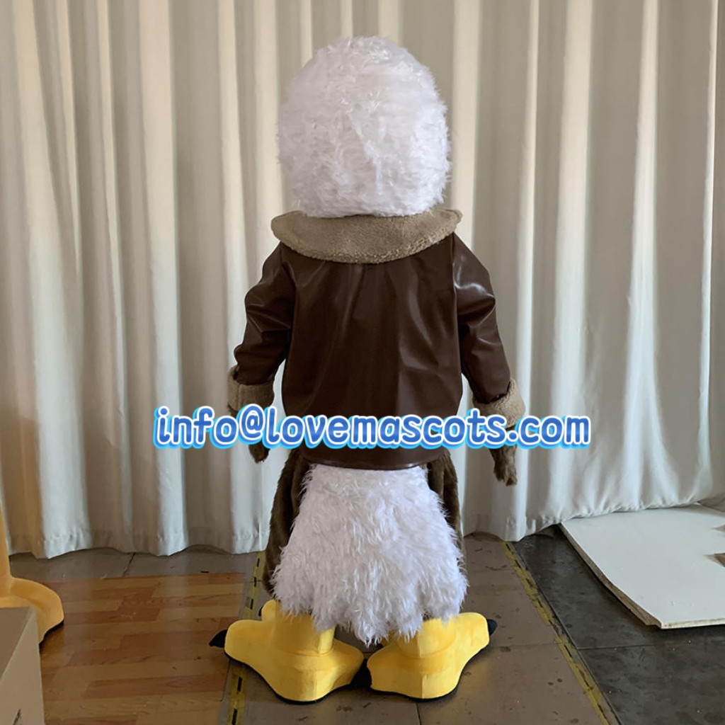 Custom Mascot Costume 3D Design Wearable for Walking Carving Animal Cartoon Eagle