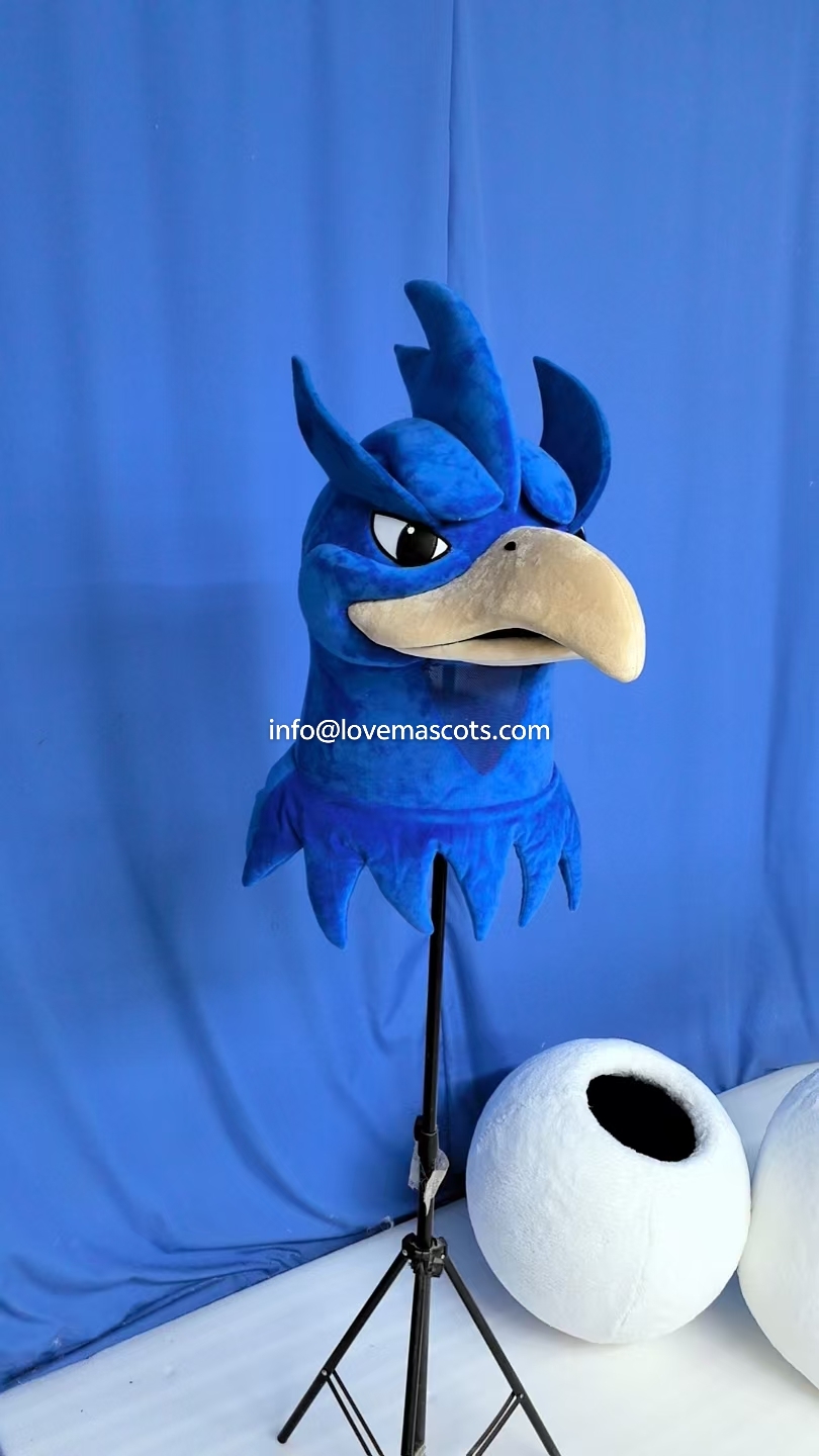 Bird head cover mascot